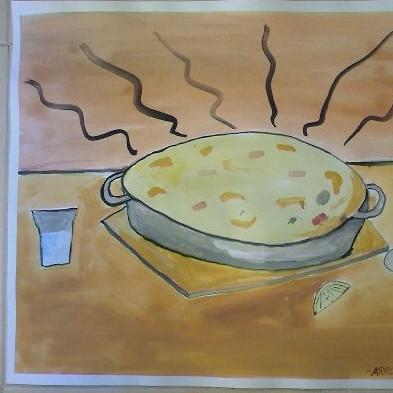arroz con costra