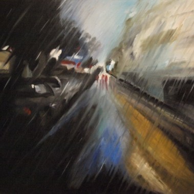 Bajo la lluvia