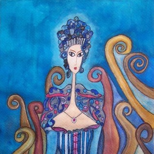 la princesa azul