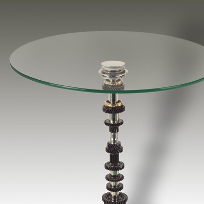 Mesa velador giratoria, con transmisión y piñones Renault
