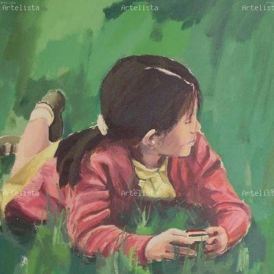 niña con yoyo