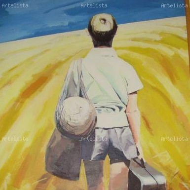 niño de viaje