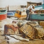 Pescadores trabajando