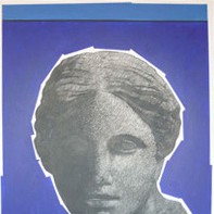 VENUS SOBRE FONDO AZUL